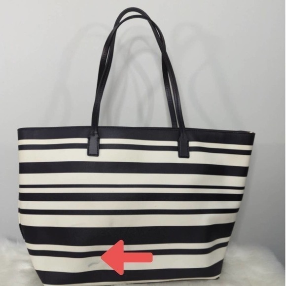 Kate Spade Blake Avenue Striped Tote Bag - Picture 14 of 15